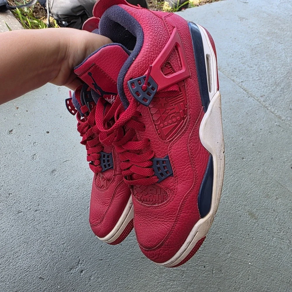 Nike Air Jordan 4 Retro SE FIBA size 11 CI1184-617 OG IV Independence Day Red - Picture 14 of 16